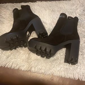 Giuseppe Zanotti Black Platform Ankle Boot
